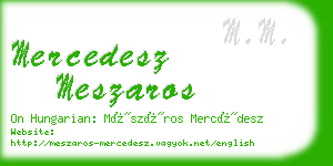 mercedesz meszaros business card